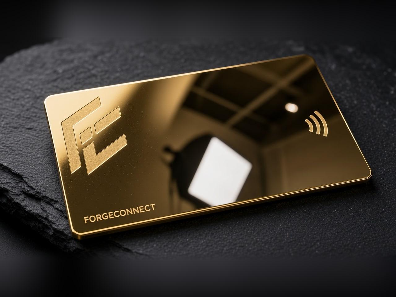 24K Gold Plated Metal Card â€” the business card that captures every lead and stays in wallets for years