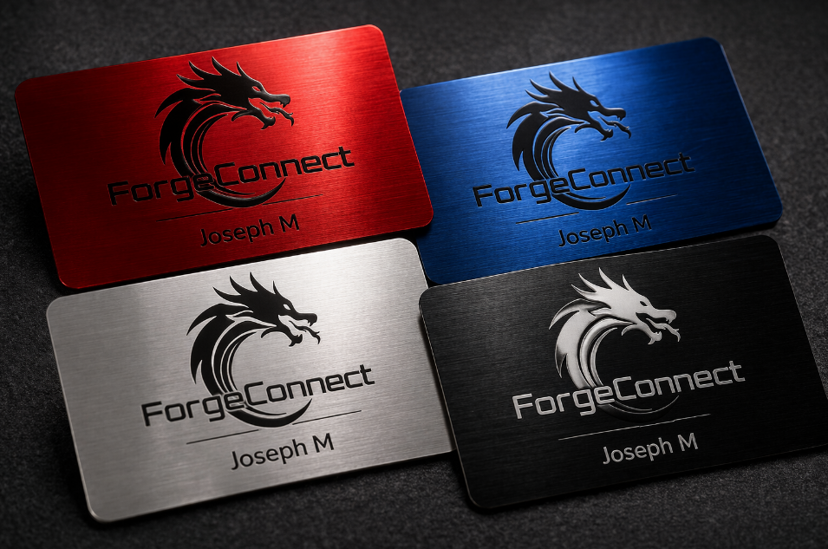 ForgeConnect Custom Metal Card - ForgeConnect NFC smart business card
