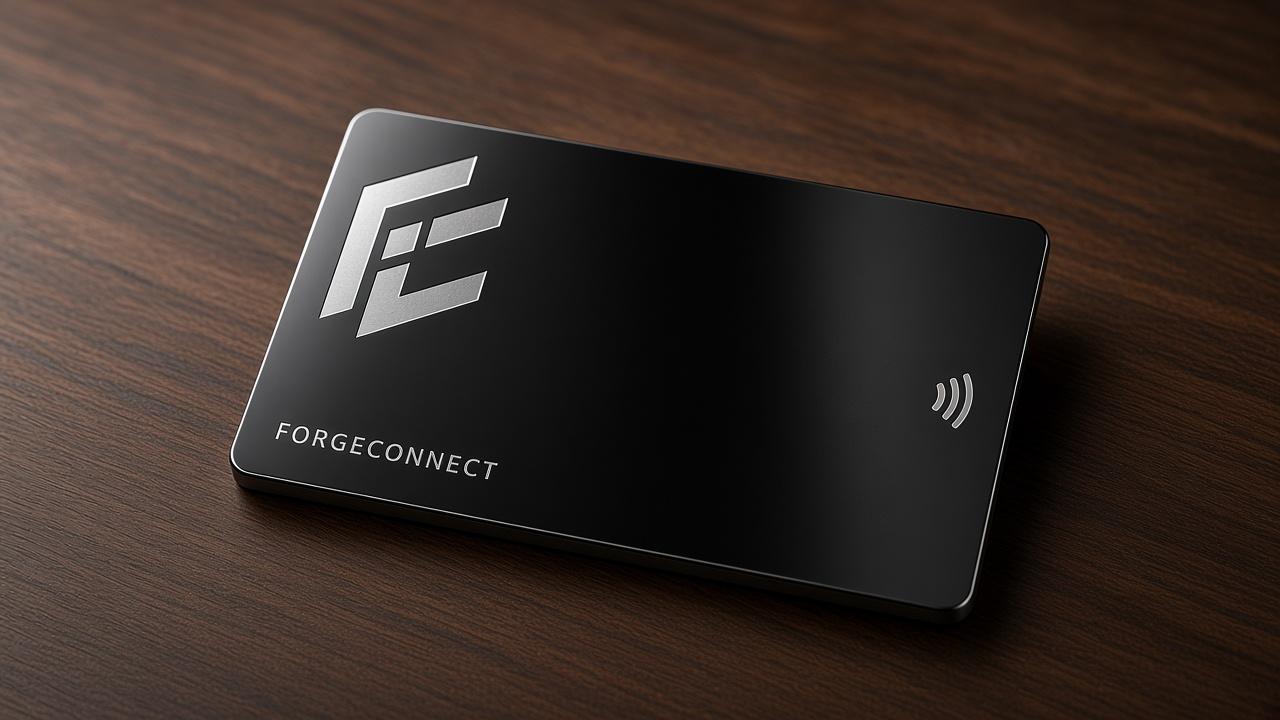 Branded Metal NFC Business Card — the business card that captures every lead and stays in wallets for years